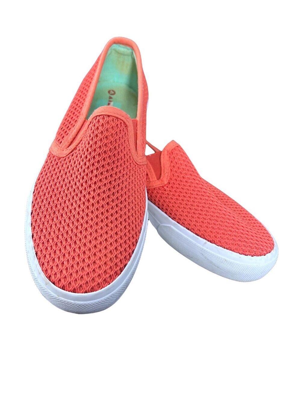 8 M AIRWALK Pink Slip On Canvas Mesh Fabric Sneakers Shoes